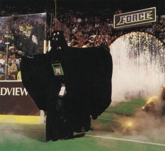 Darth Vader during a Force game